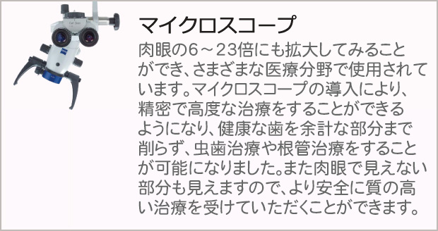 マイクロスコープの特徴